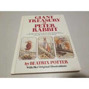 1980 Giant Treasury of Peter Rabbit Book Beatrix Potter Vintage Children's Book